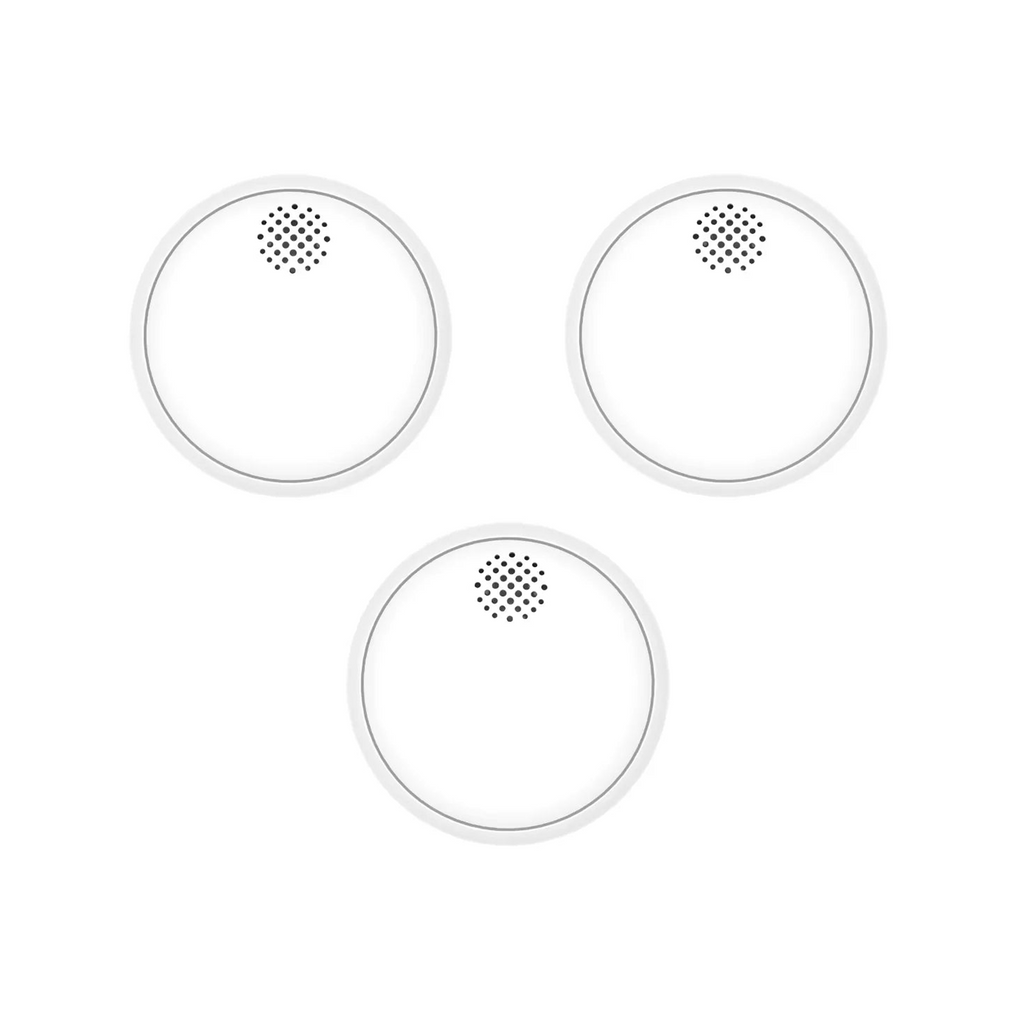 Trois détecteurs de fumée connectés blancs NéoSmoke Comfort, lot de 3