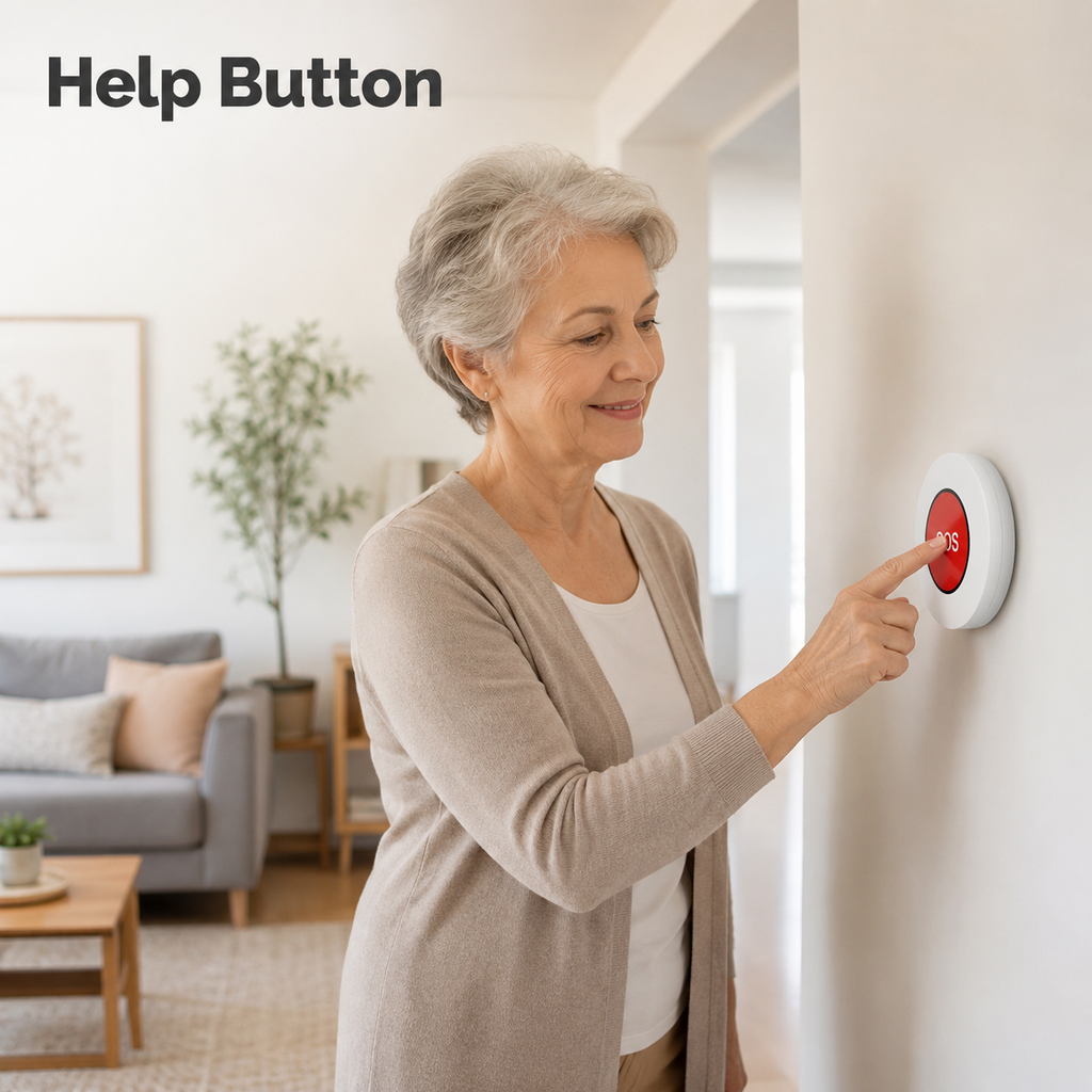 Family safety use case for SOS emergency button
