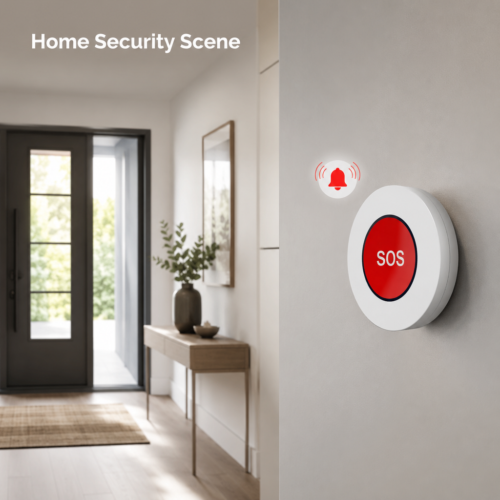 Home security scene linkage with ZigBee SOS button