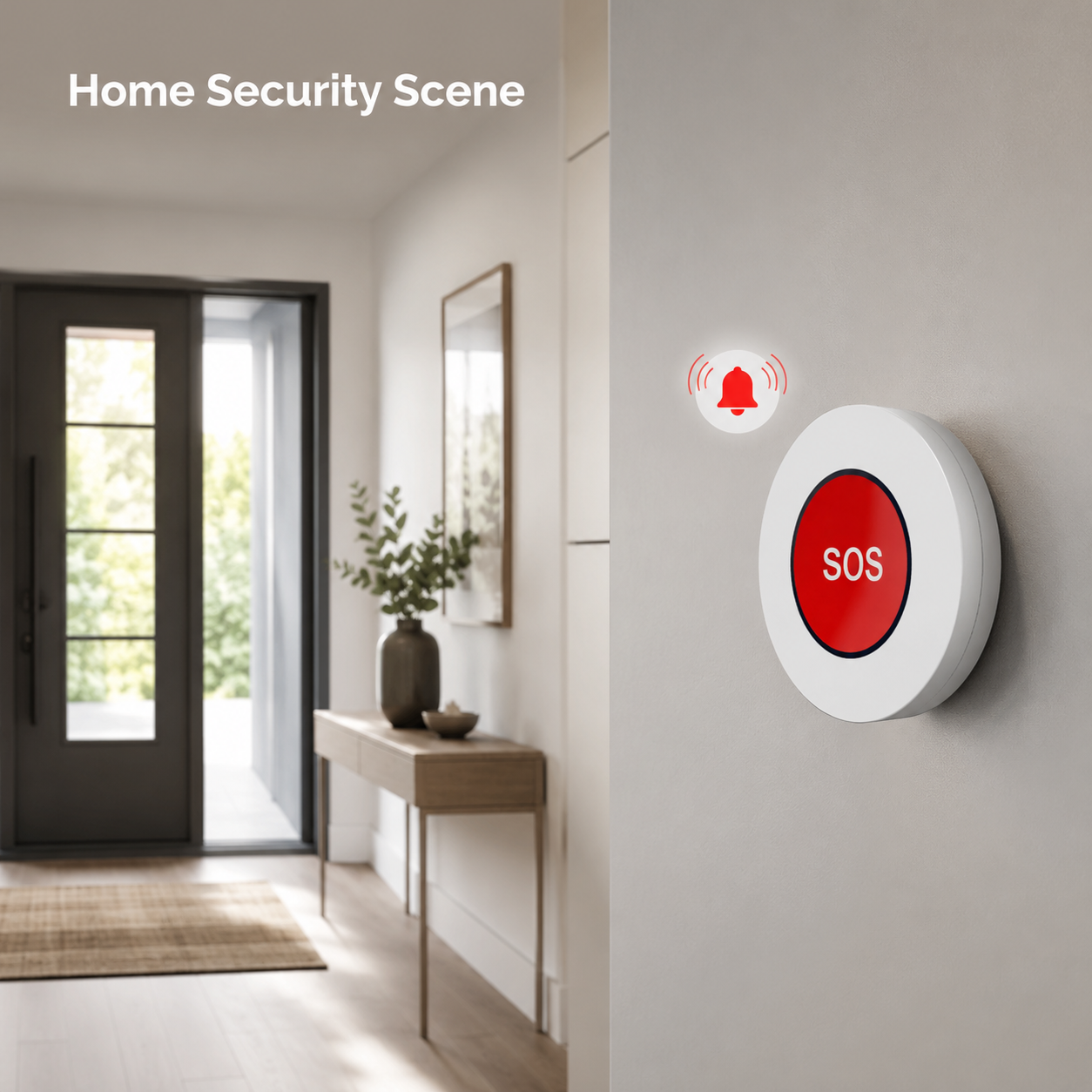 Home security scene linkage with ZigBee SOS button