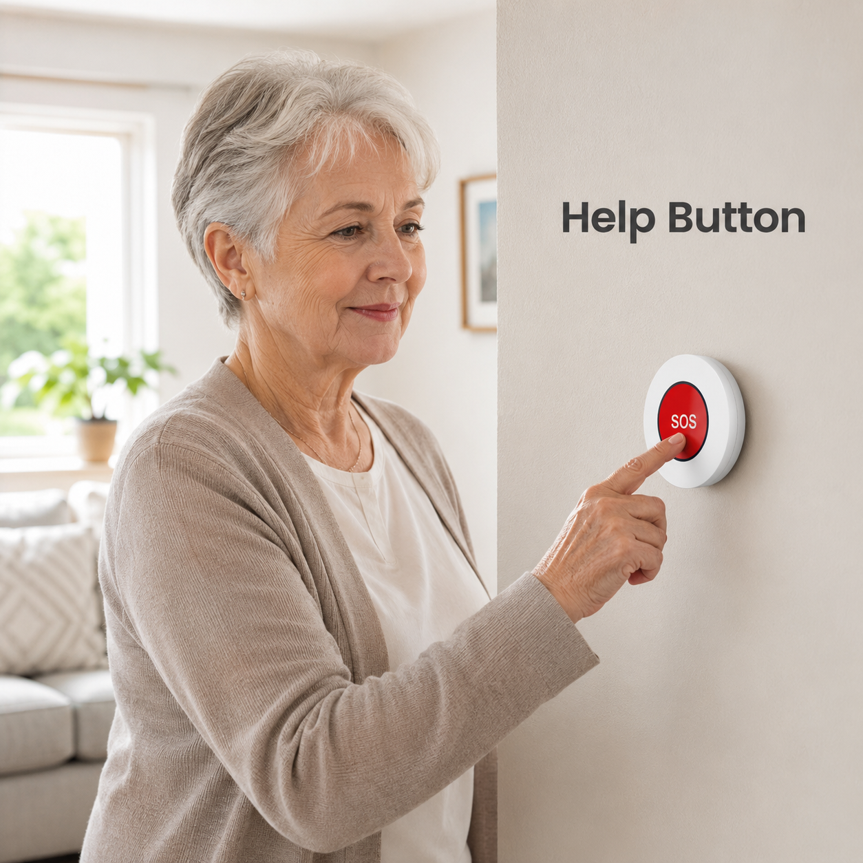 Senior help button use case for ZigBee SOS button