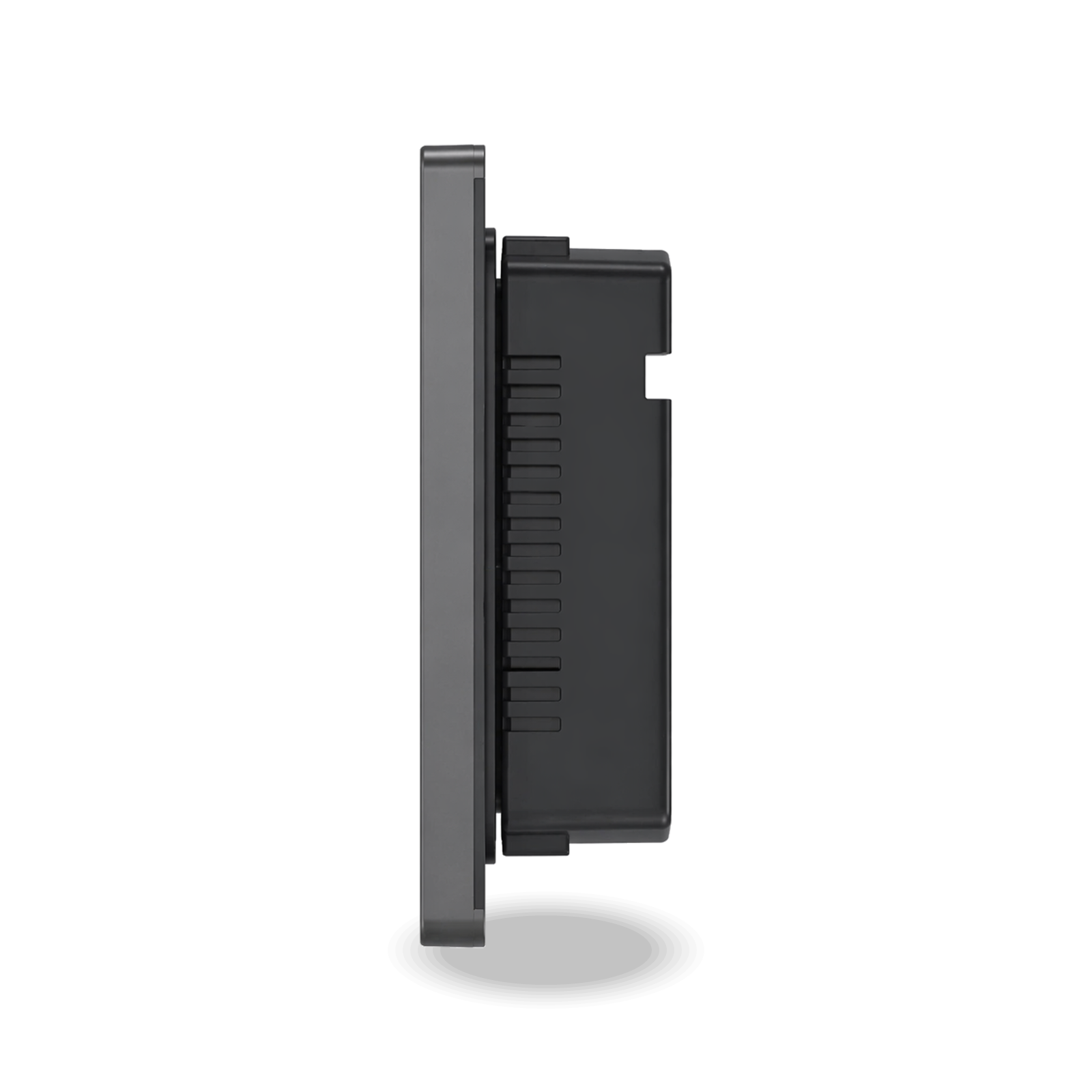 NéoSwitch M5 Pro gris en vue de profil avec boîtier arrière compact.