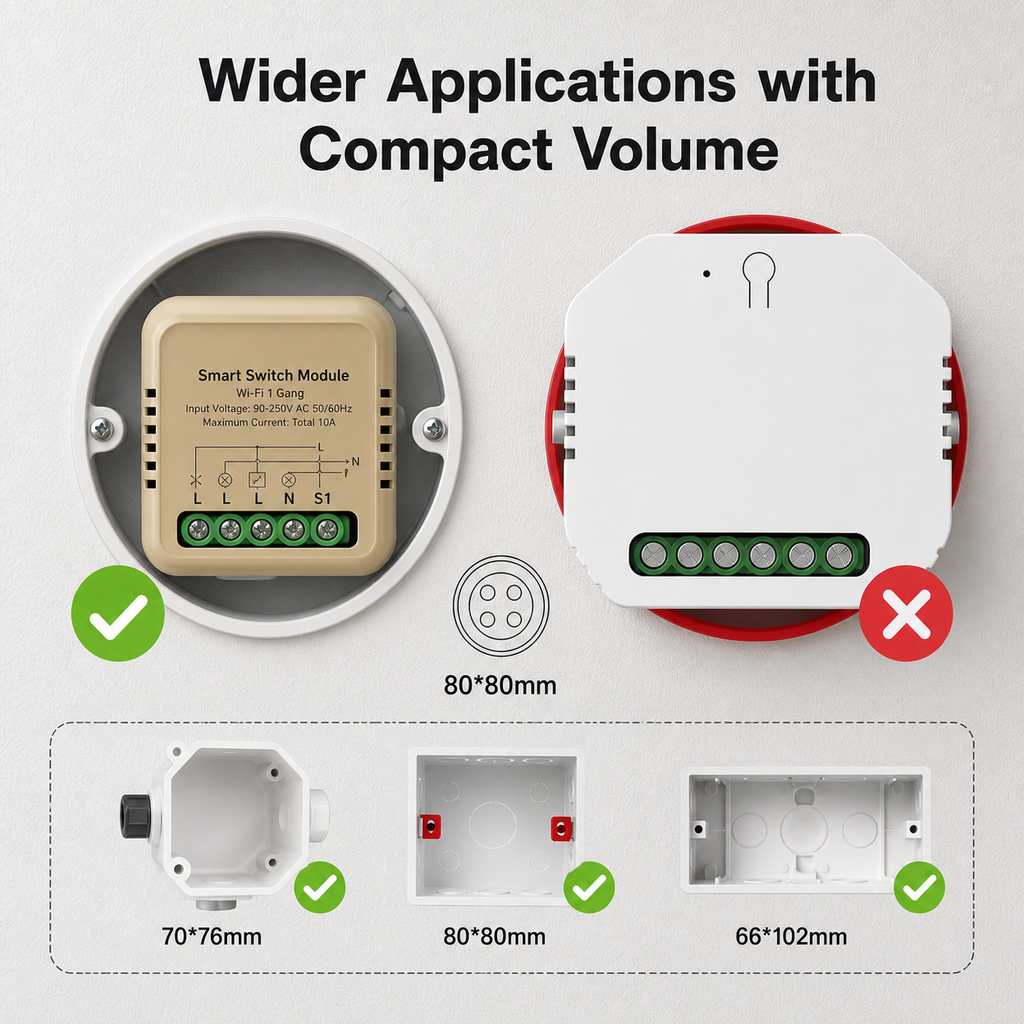 NéoSwitch Mini Comfort - compact volume applications