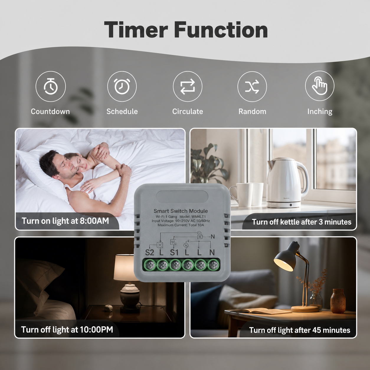 NéoSwitch Mini Comfort - timer function