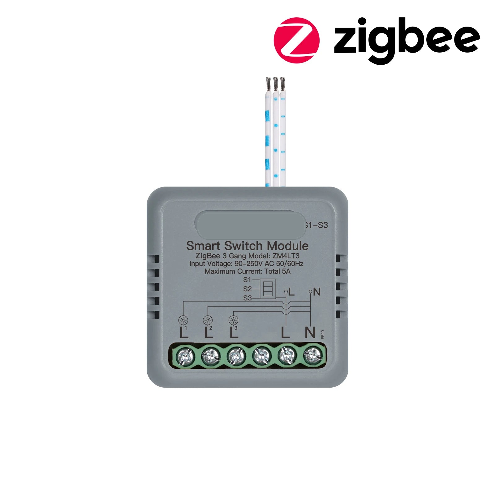 NéoSwitch Mini Comfort - Zigbee 3 Gang module