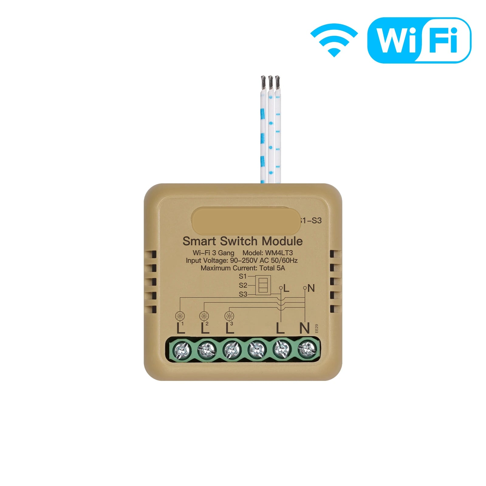 NéoSwitch Mini Comfort - WiFi 3 Gang module