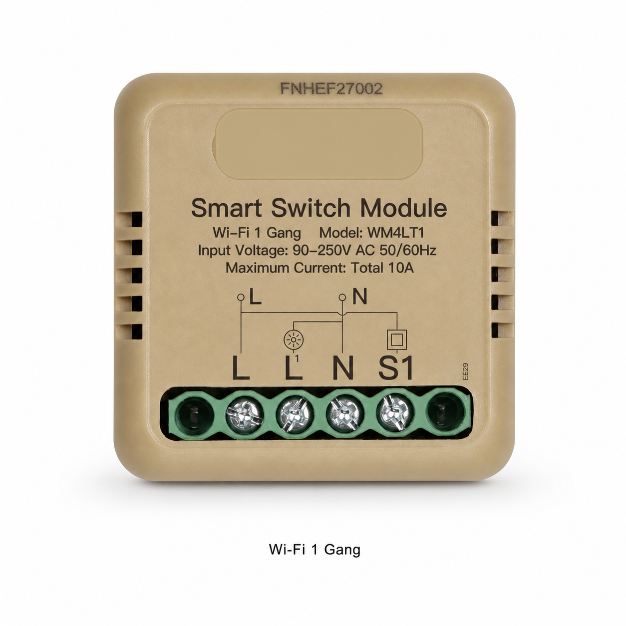 NeoSwitch Mini Comfort Wi-Fi 1 Gang - white studio packshot