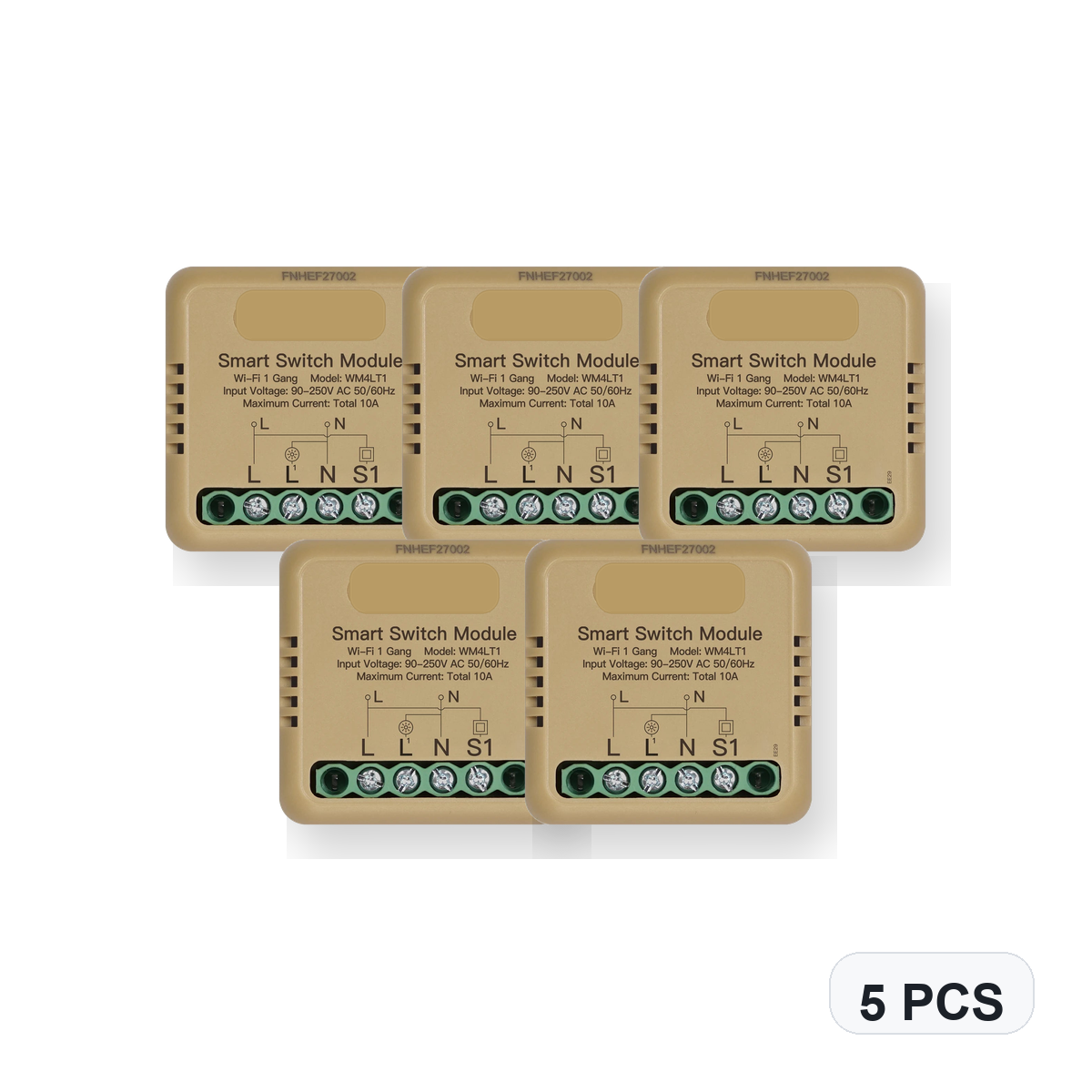 NéoSwitch Mini Comfort WiFi 1 Gang 5 PCS studio quantity image