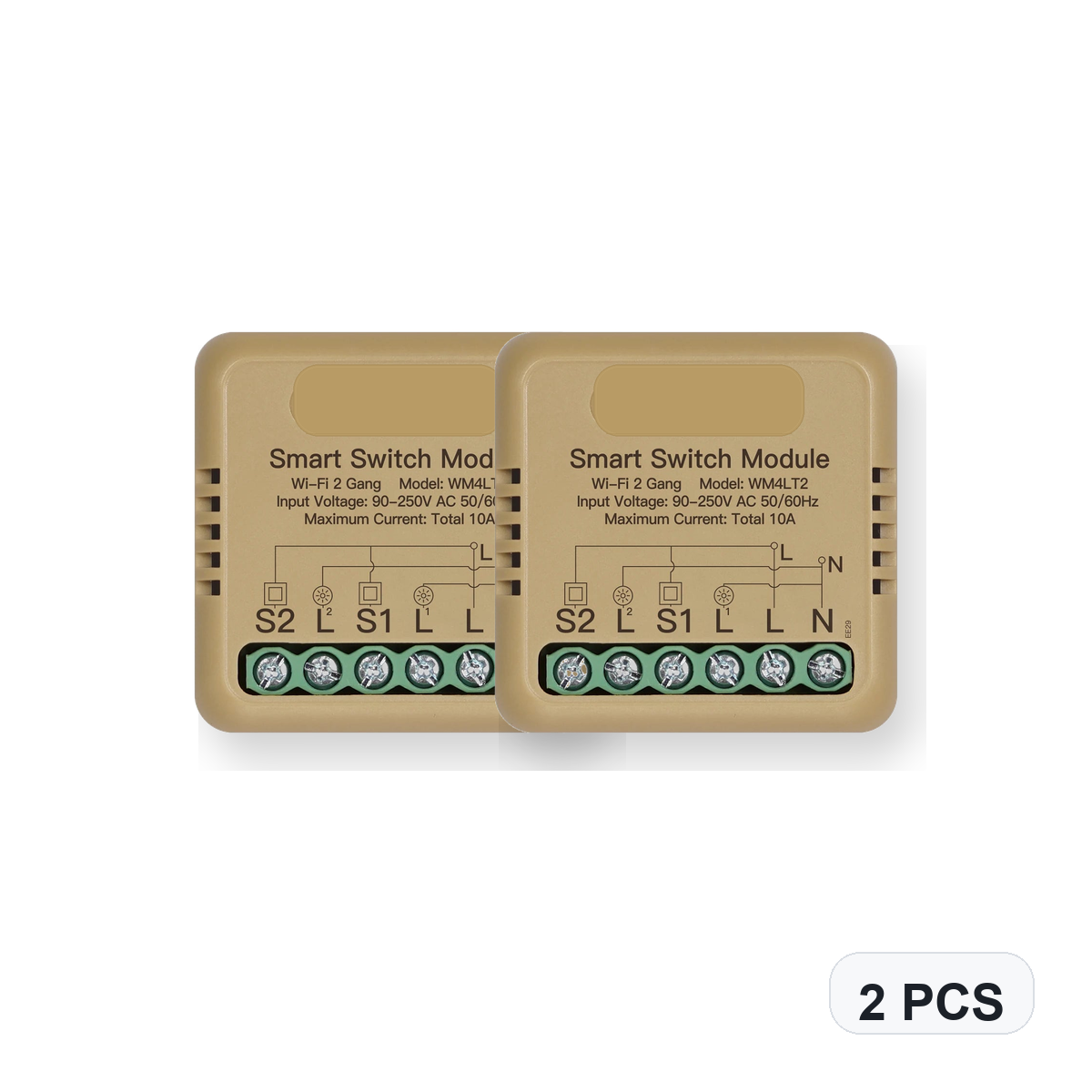 NéoSwitch Mini Comfort WiFi 2 Gang 2 PCS studio quantity image