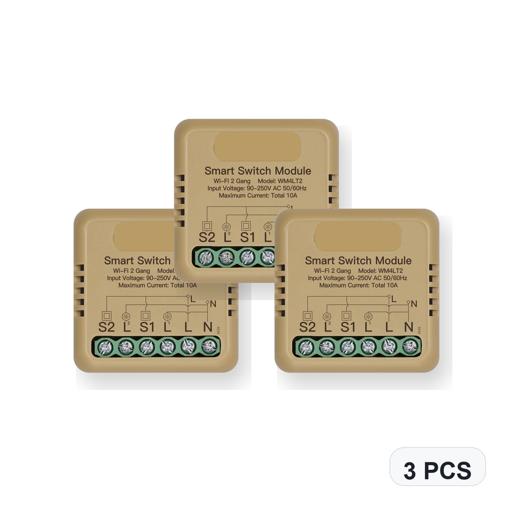 NéoSwitch Mini Comfort WiFi 2 Gang 3 PCS studio quantity image