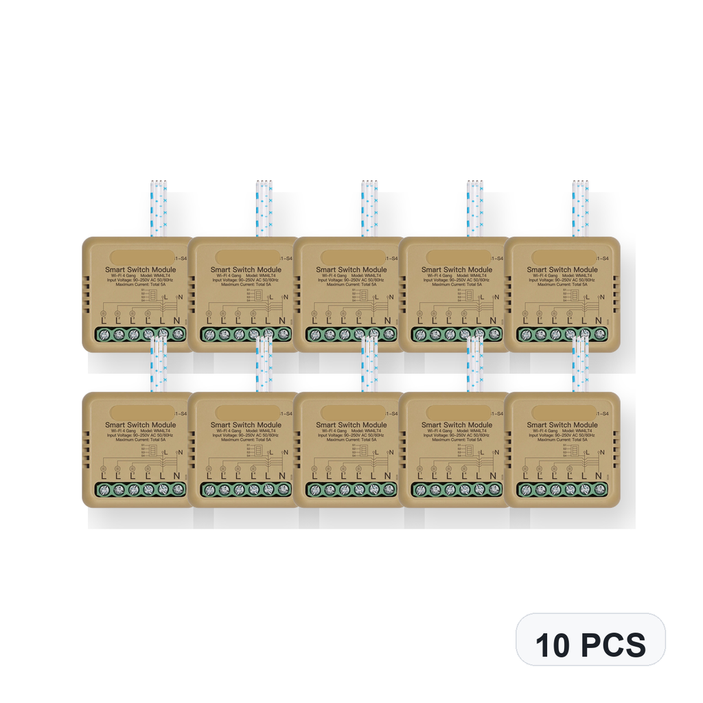 NéoSwitch Mini Comfort WiFi 4 Gang 10 PCS studio quantity image