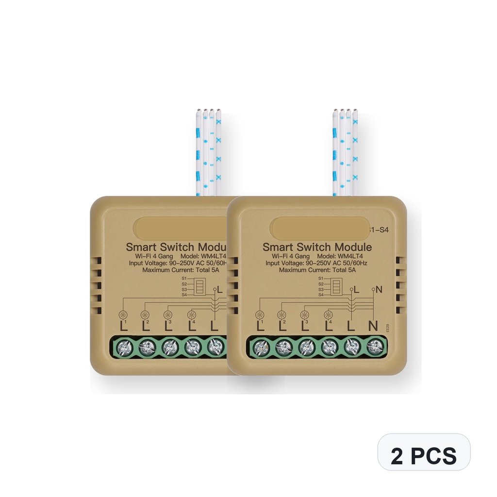 NéoSwitch Mini Comfort WiFi 4 Gang 2 PCS studio quantity image