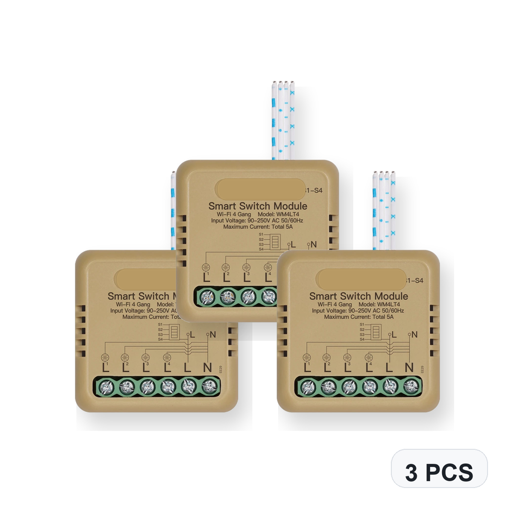 NéoSwitch Mini Comfort WiFi 4 Gang 3 PCS studio quantity image