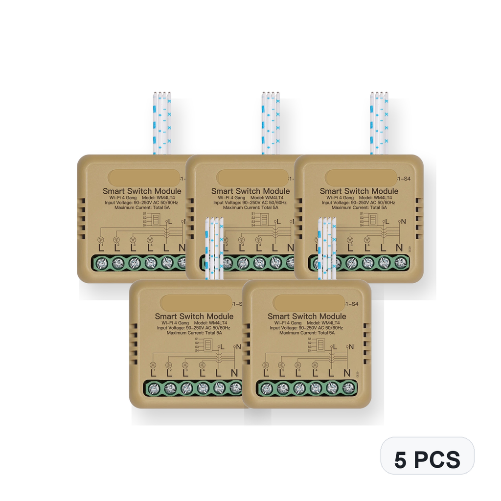 NéoSwitch Mini Comfort WiFi 4 Gang 5 PCS studio quantity image
