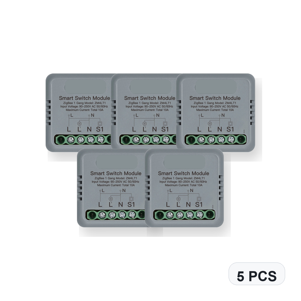 NéoSwitch Mini Comfort ZigBee 1 Gang 5 PCS studio quantity image