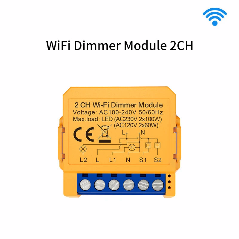 NéoSwitch Mini Essential - WiFi dimmer module 2CH