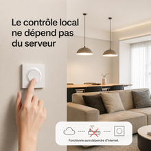 NéoSwitch Orb-Matter Dual Pro, contrôle local indépendant du serveur pour une commande fiable.