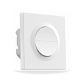 Commutateur double canal Matter NéoSwitch Orb-Matter Dual Pro blanc en vue de face sur fond studio blanc.