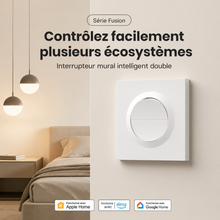 NéoSwitch Orb-Matter Dual Pro, contrôle facile de plusieurs écosystèmes avec Apple, Alexa, Google et SmartThings.