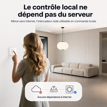 NéoSwitch Orb-Matter Pro, contrôle local qui ne dépend pas du serveur pour une commande stable et rapide.