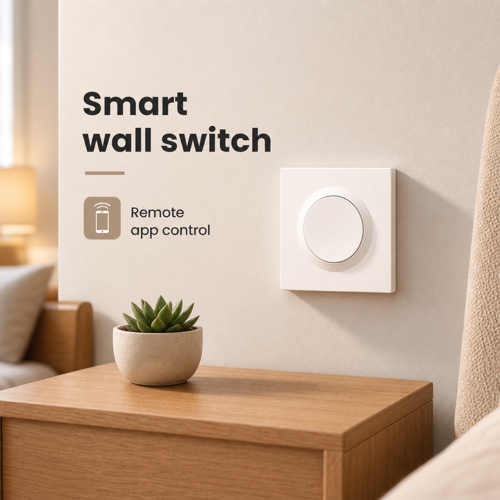 Lifestyle image of NéoSwitch Orb-Matter Pro with remote app control