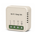 Module interrupteur connecté Wi-Fi 1 circuit 16A NéoSwitch Ring Mini Comfort sur fond blanc