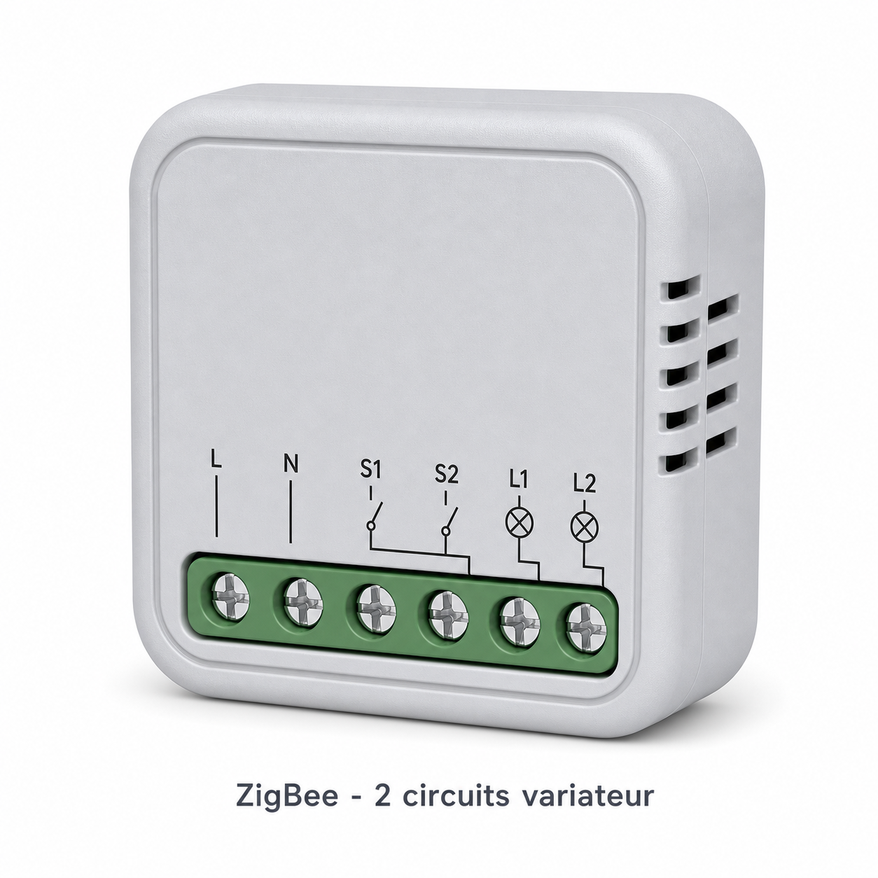 ZigBee two circuit dimmer variant packshot