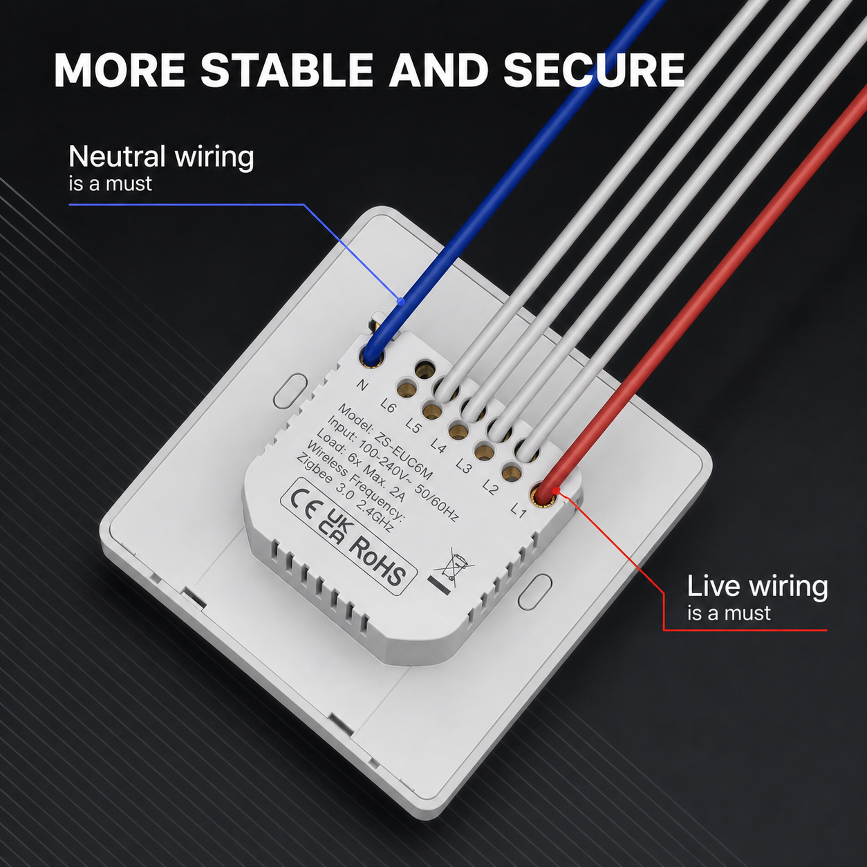 NéoTab Comfort neutral and live wiring feature image