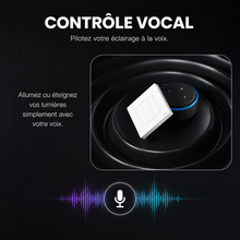 NéoTab Comfort, contrôle vocal Zigbee pour allumer ou éteindre les lumières avec un assistant compatible