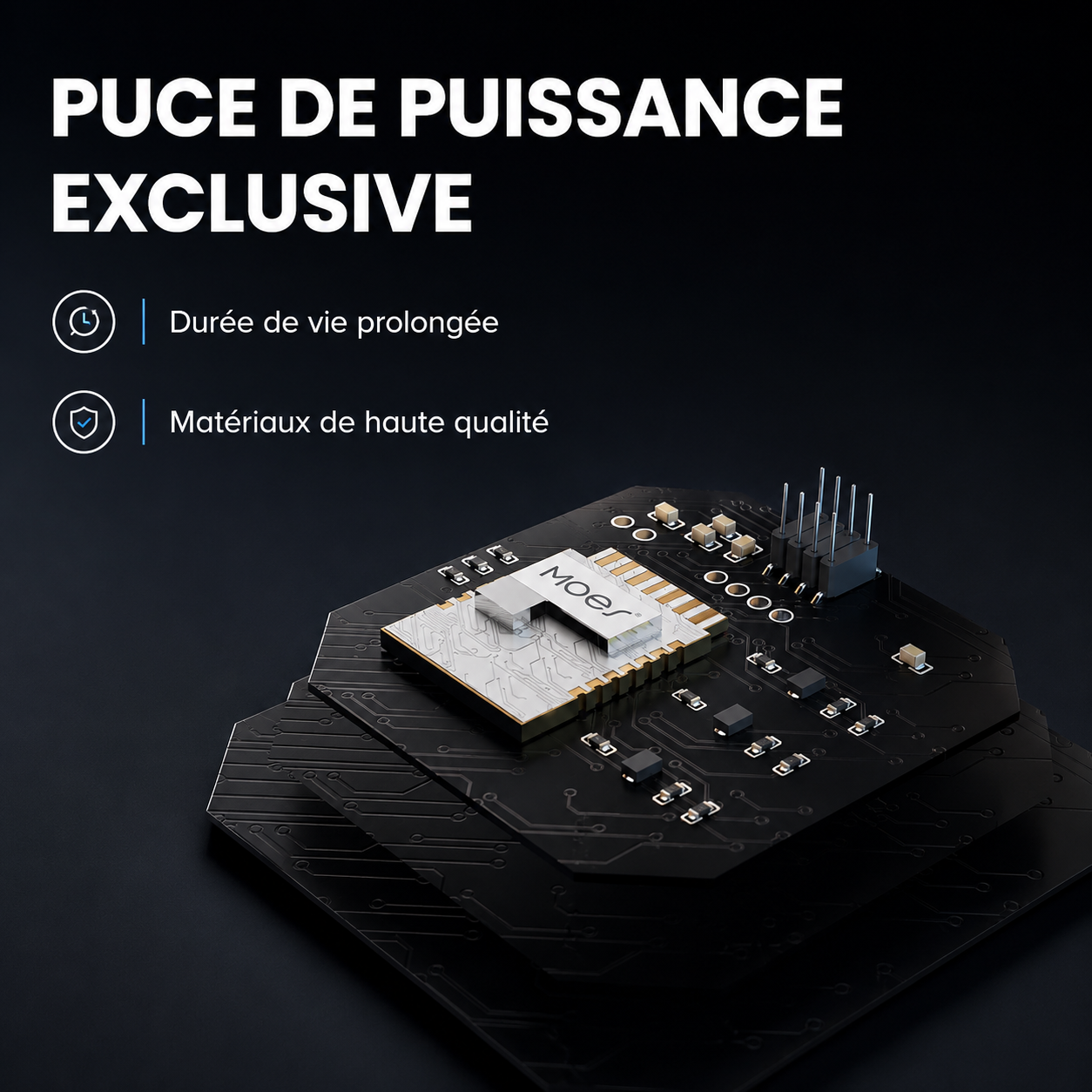 NéoTab Comfort interrupteur connecté Zigbee 6-en-1 avec puce de puissance, durée de vie prolongée et matériaux de haute qualité