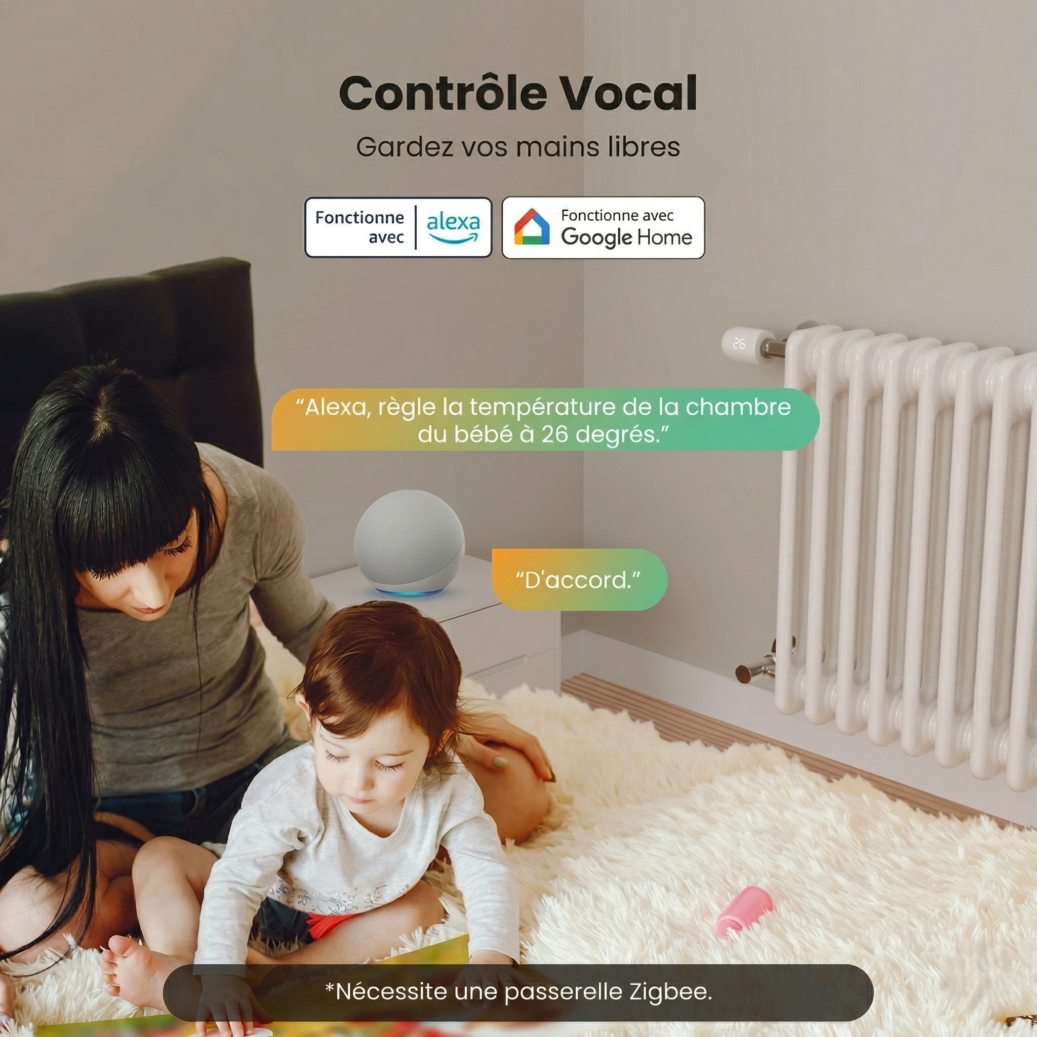 NeoTherm controle vocal