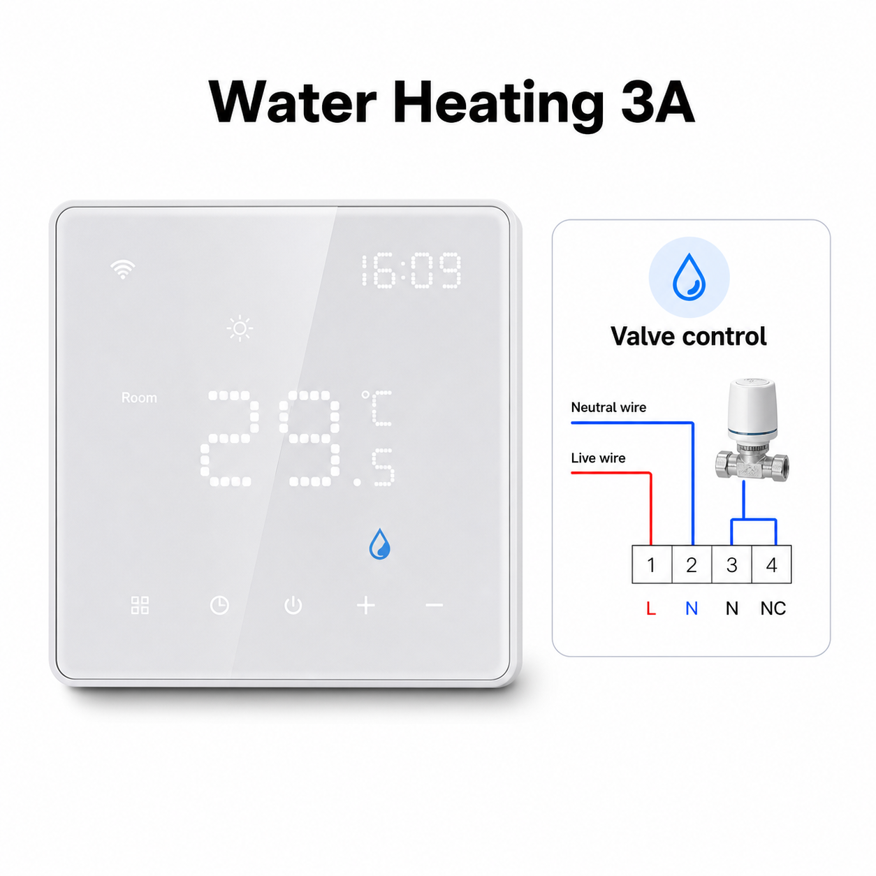Water Heating 3A variant image for WiFi thermostat