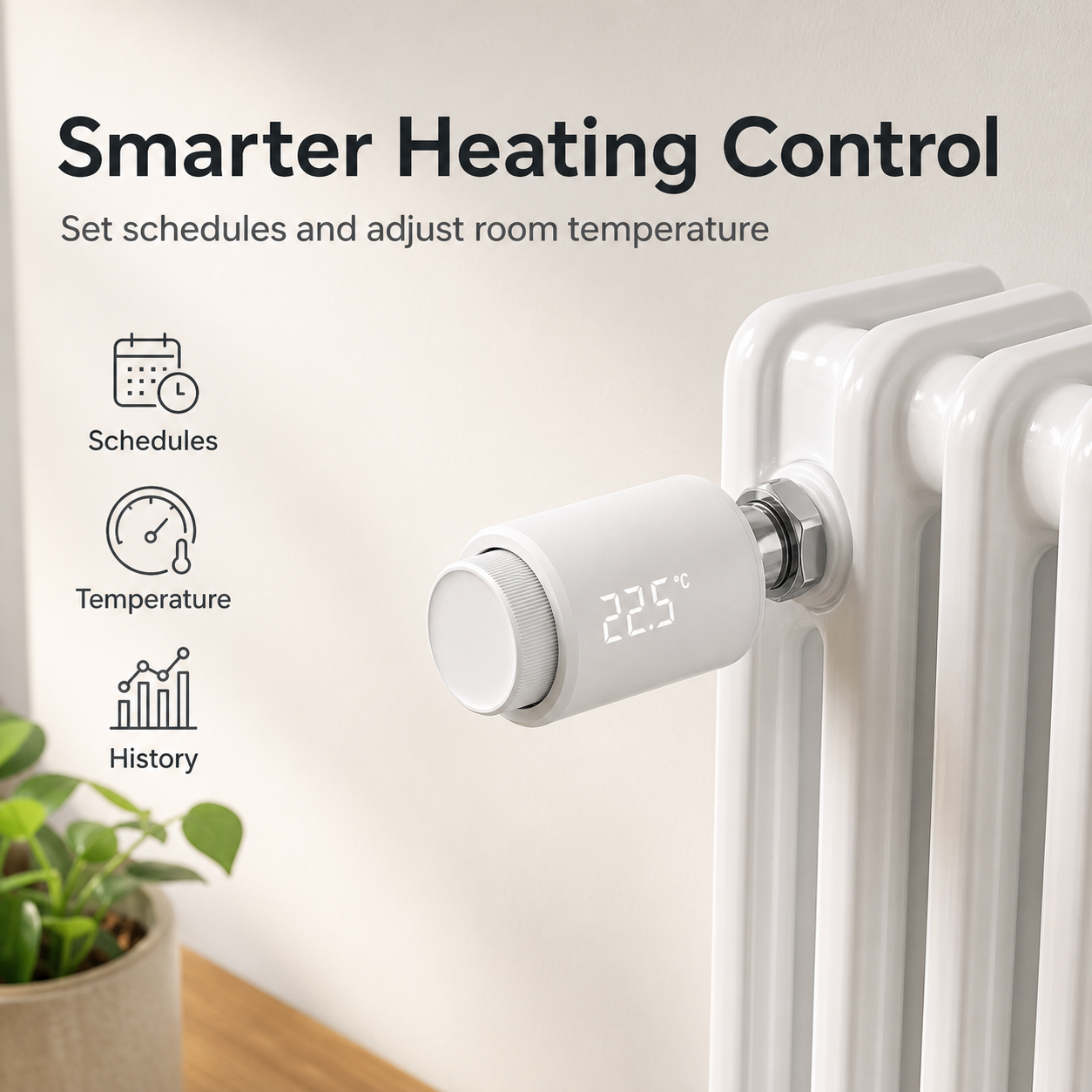 Smarter heating control feature image for NéoTherm Pro thermostatic valve