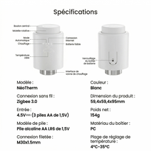 NeoTherm specifications produit