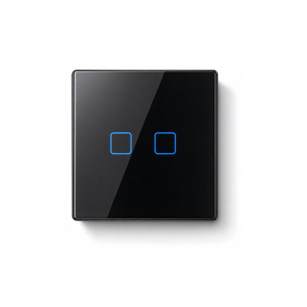 NéoTouch TX Pro interrupteur tactile mural noir 2 voies