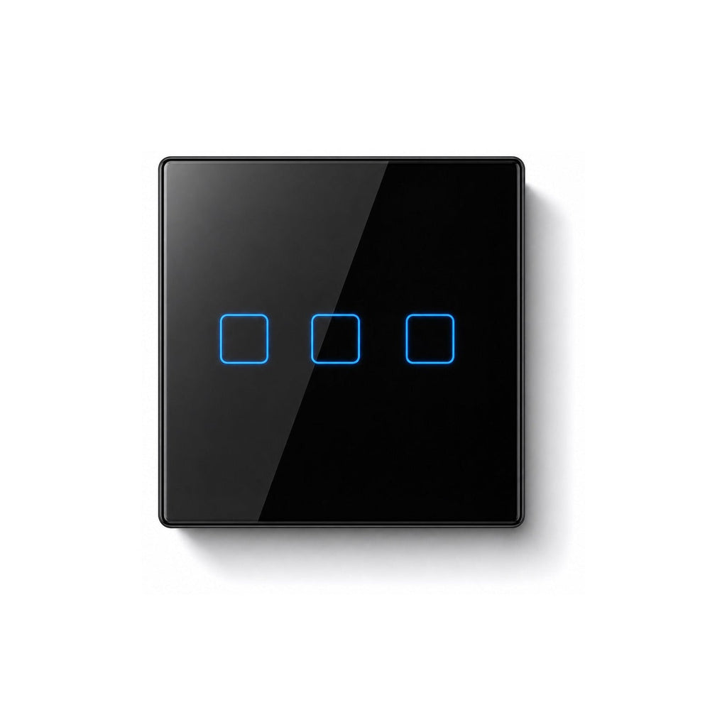NéoTouch TX Pro interrupteur tactile mural noir 3 voies