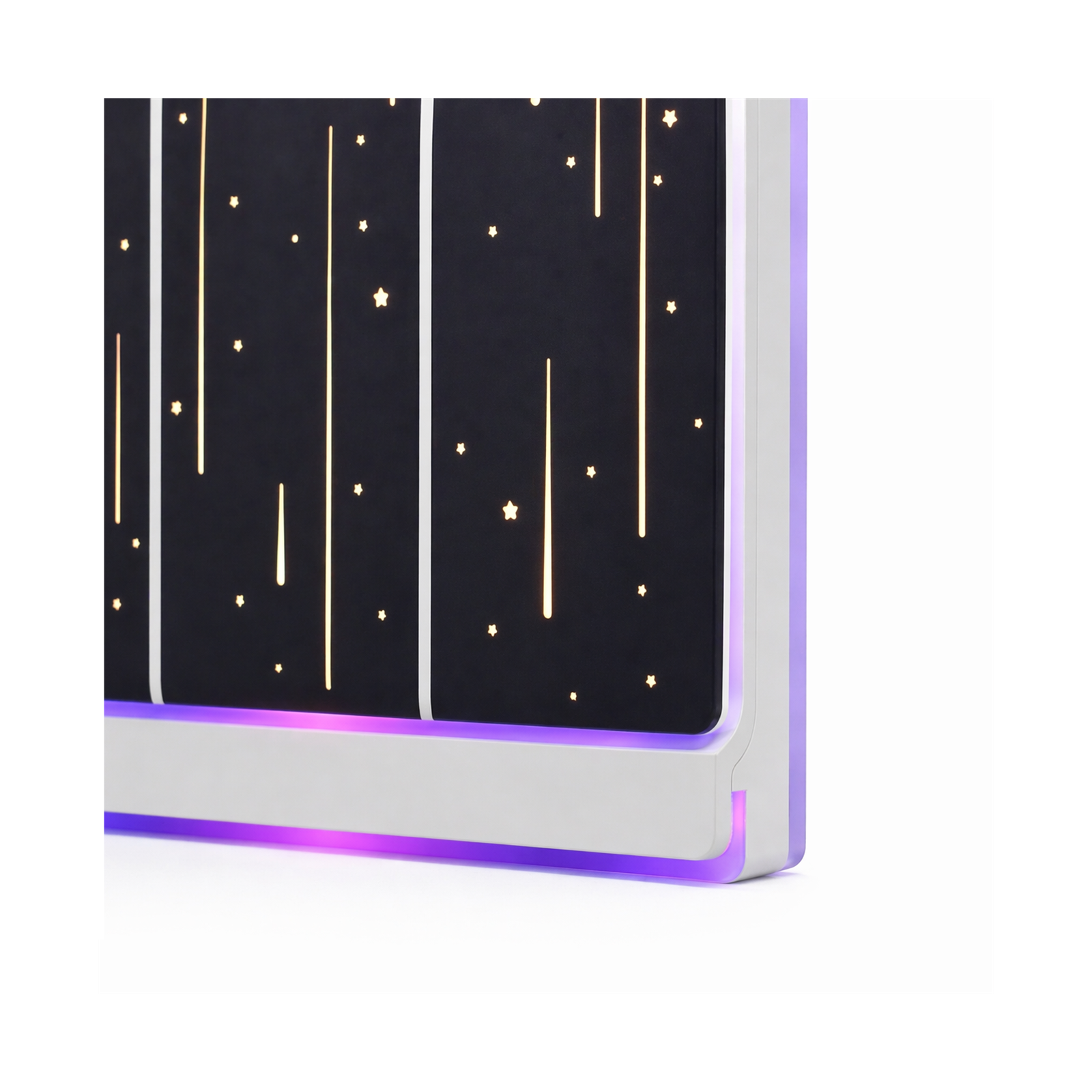 Détail lumineux de l’interrupteur tactile NéoTouch Ultimate T5 Pro sur fond blanc