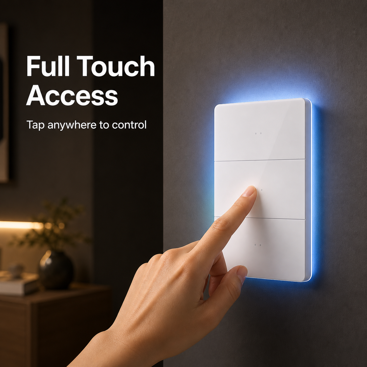 Full touch access demonstration for NéoTouch Ultimate T5 Pro wall panel