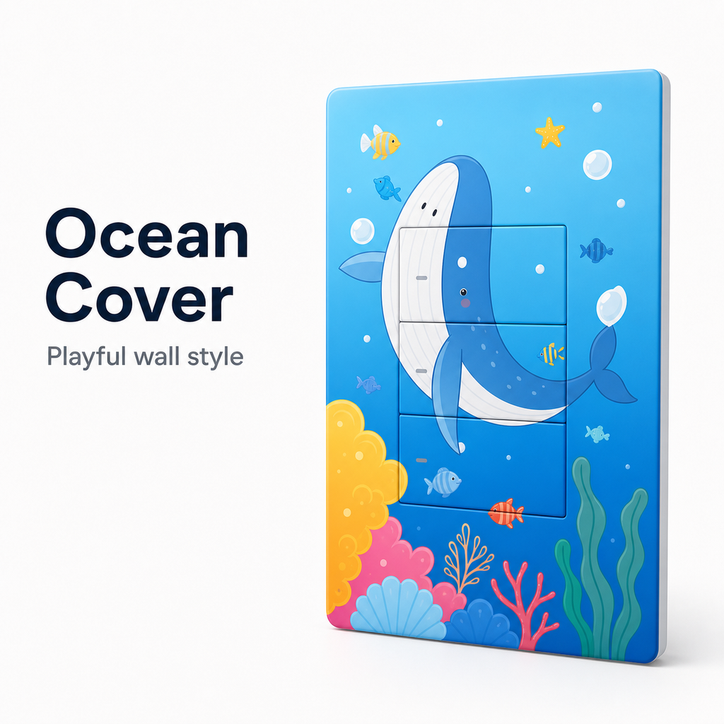 Angled ocean style cartoon cover for NéoTouch Ultimate T5 Pro