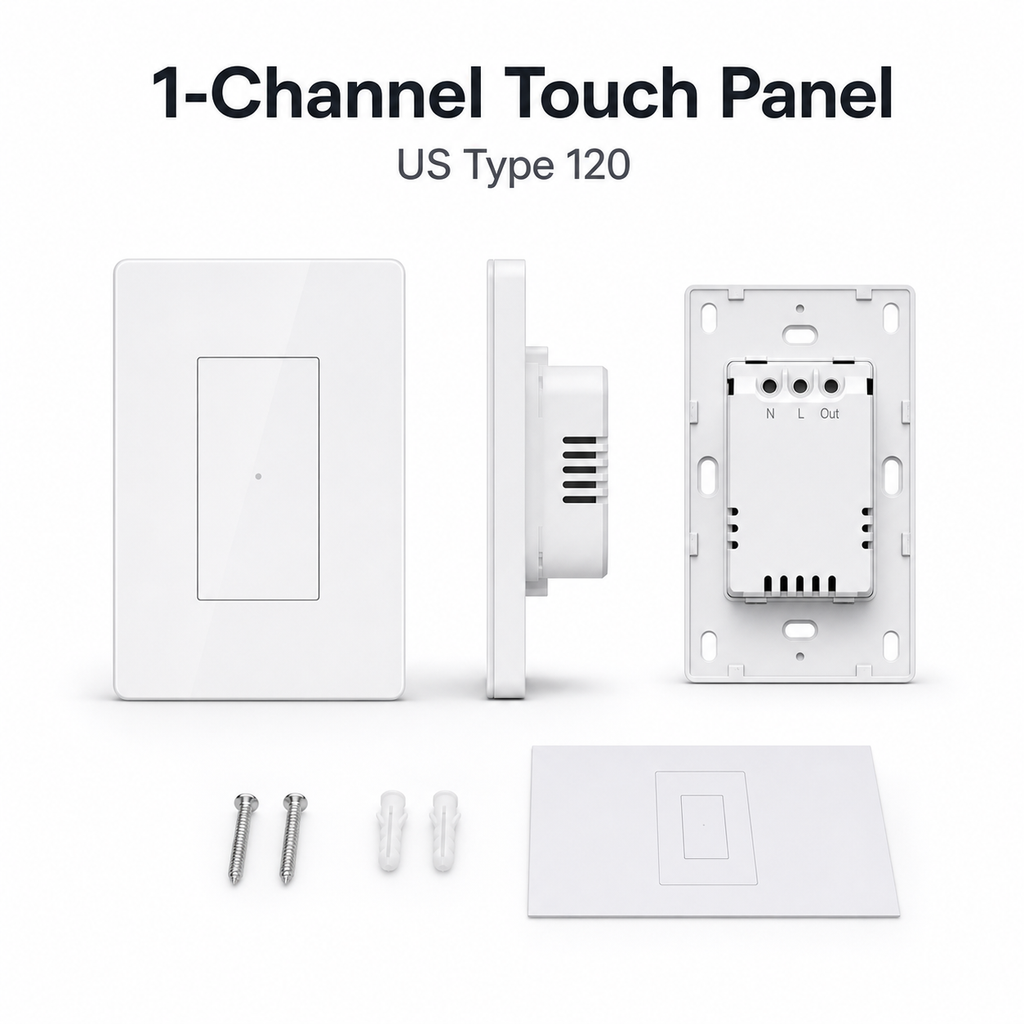 One-channel NéoTouch Ultimate T5 Pro touch wall panel kit