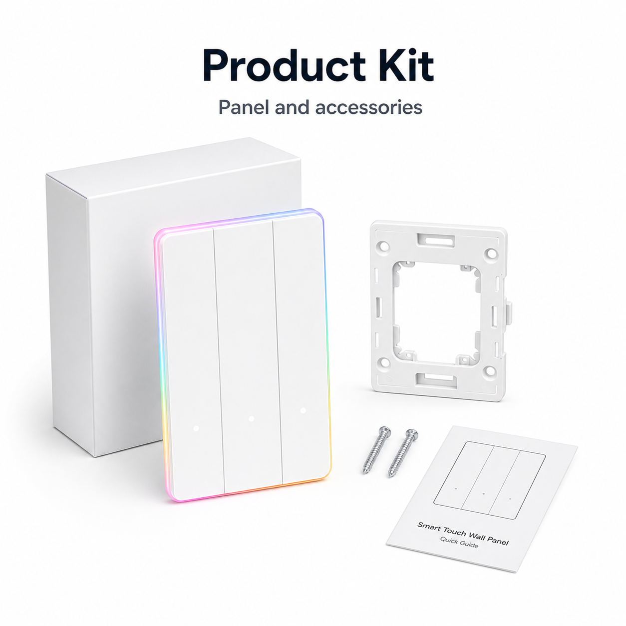 Product kit for NéoTouch Ultimate T5 Pro with panel and accessories