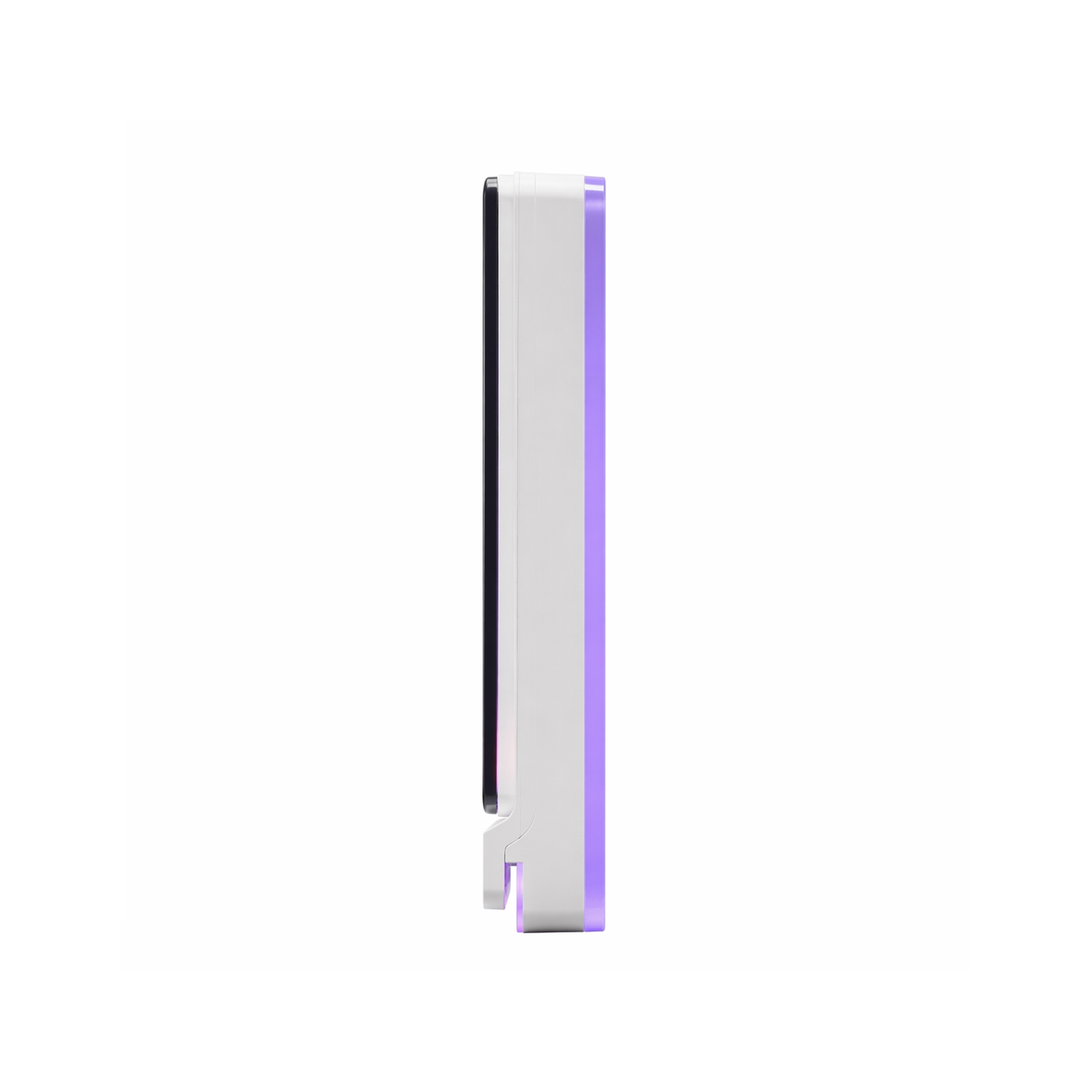 Profil latéral de l’interrupteur tactile NéoTouch Ultimate T5 Pro sur fond blanc