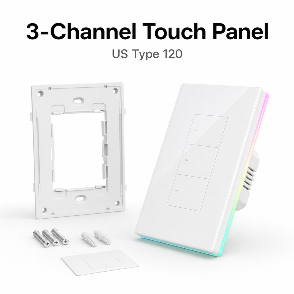 Three-channel NéoTouch Ultimate T5 Pro touch wall panel kit