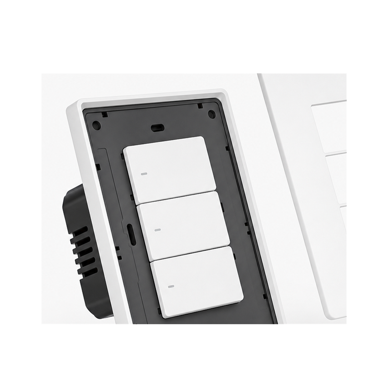 Cache remplaçable du panneau tactile NéoTouch Ultimate T5 Pro US sur fond blanc.