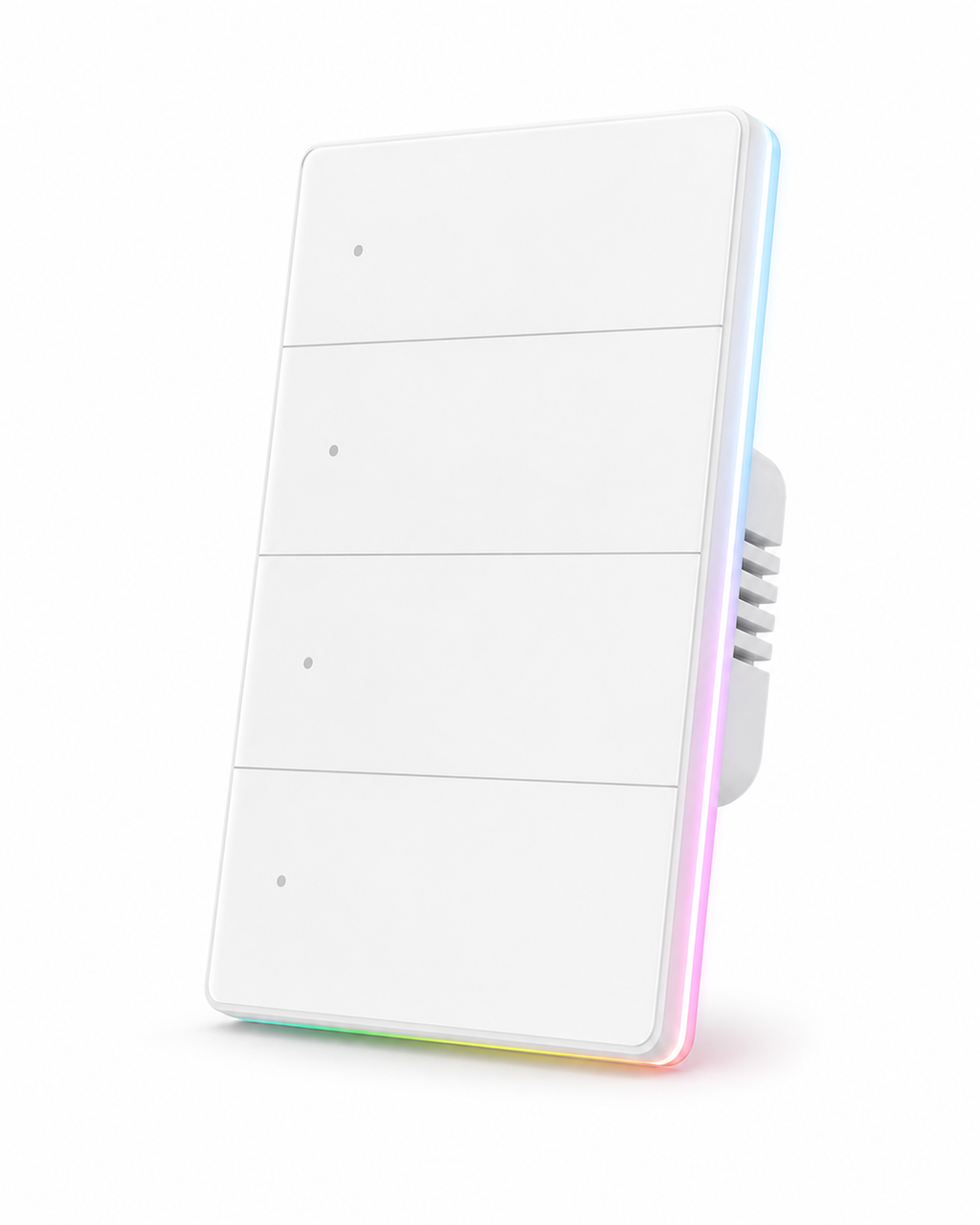 NéoTouch Ultimate T5 Pro US white four-channel touch wall panel studio packshot