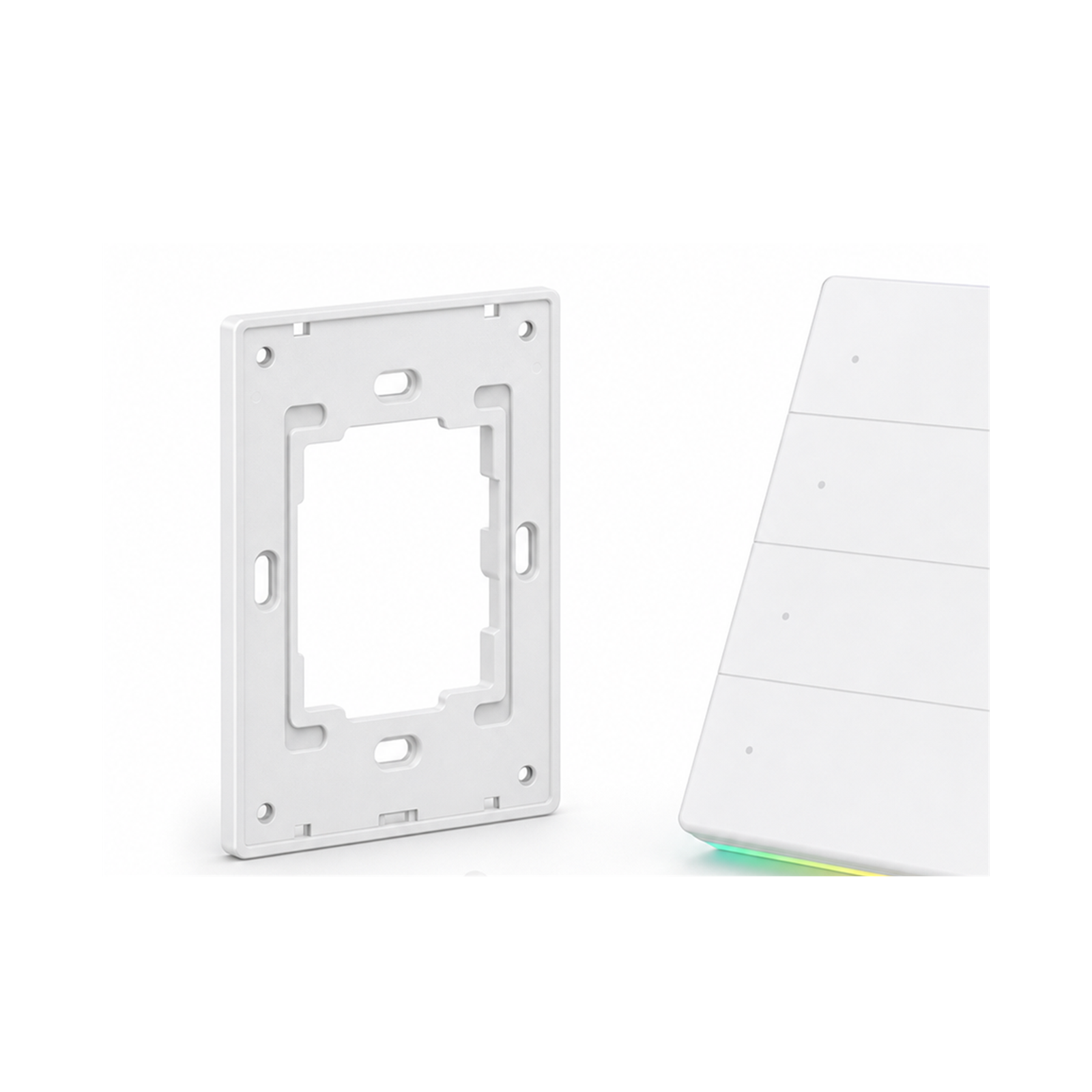 Panneau tactile NéoTouch Ultimate T5 Pro US quatre canaux sur fond blanc.