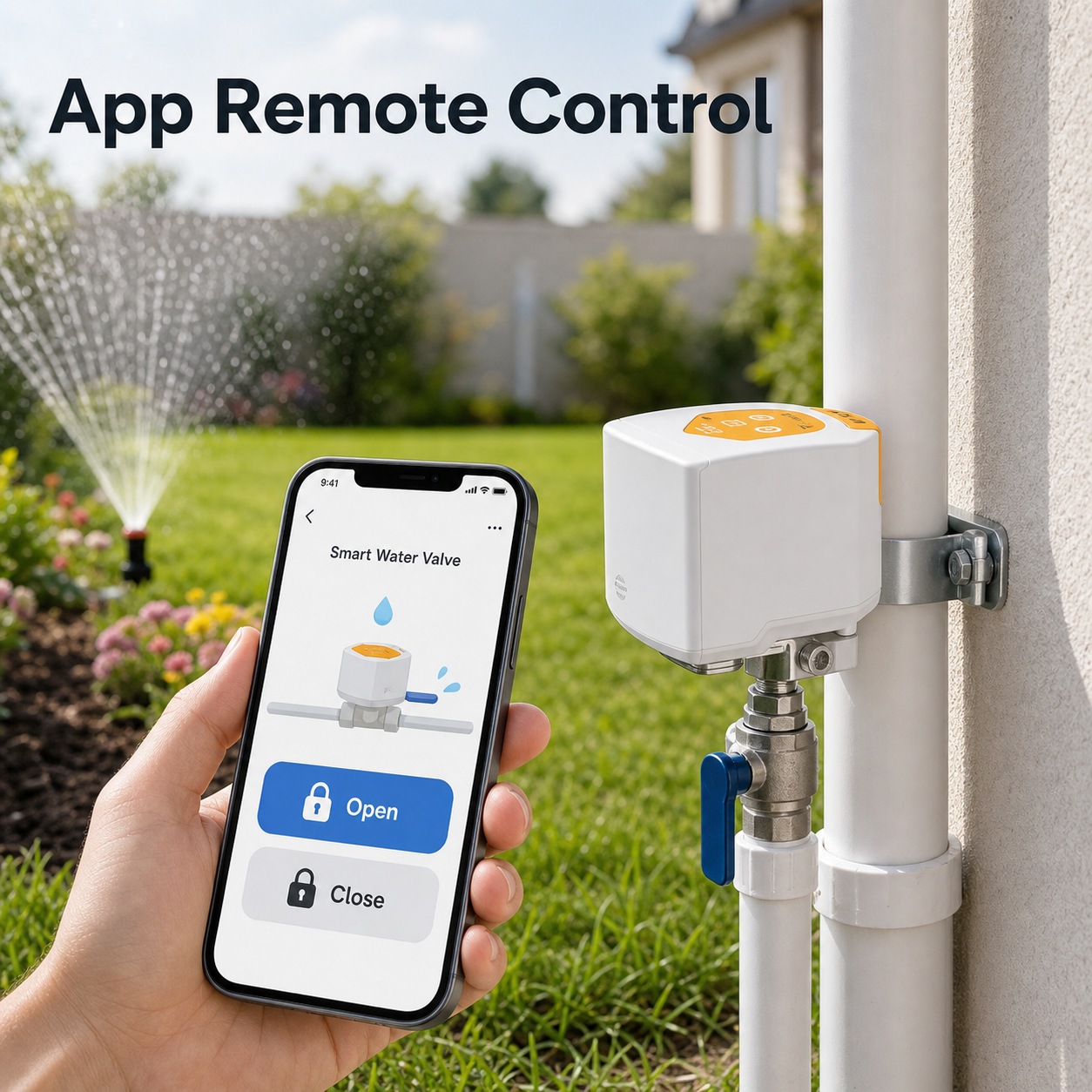 Generic app remote control for smart valve controller