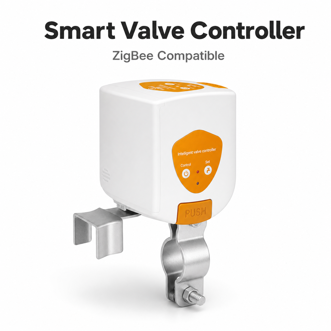 Final studio packshot of smart water and gas valve controller