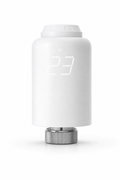 NéoValve Radiator Comfort white thermostatic radiator valve on a clean white background