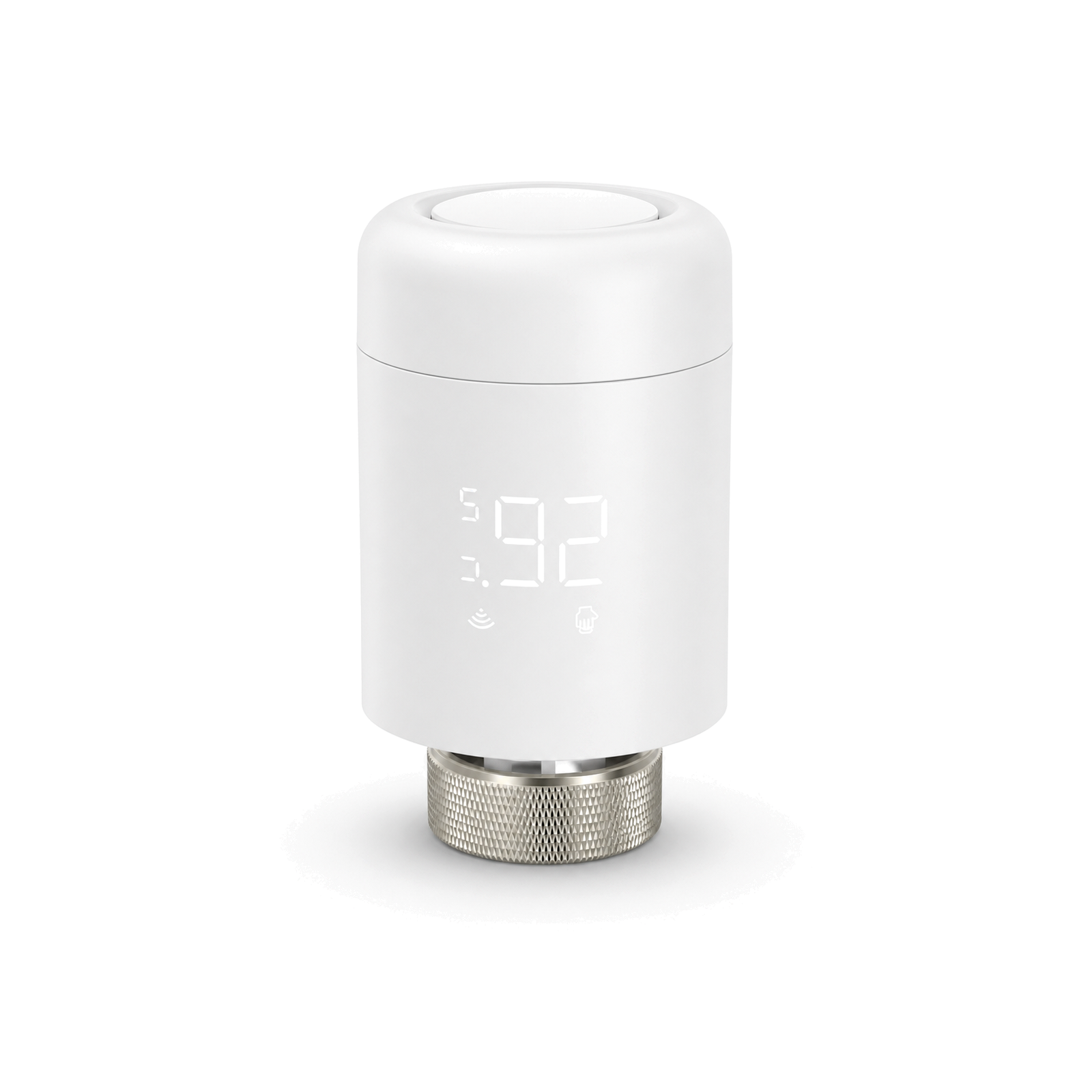 Vanne thermostatique Wi-Fi NéoValve Pack Essential seule sur fond blanc